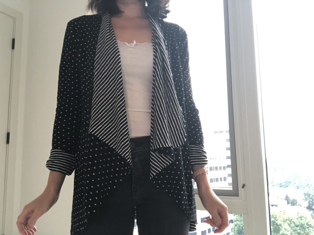 Reversible Cardigan Wrap- Kwik Sew 3977