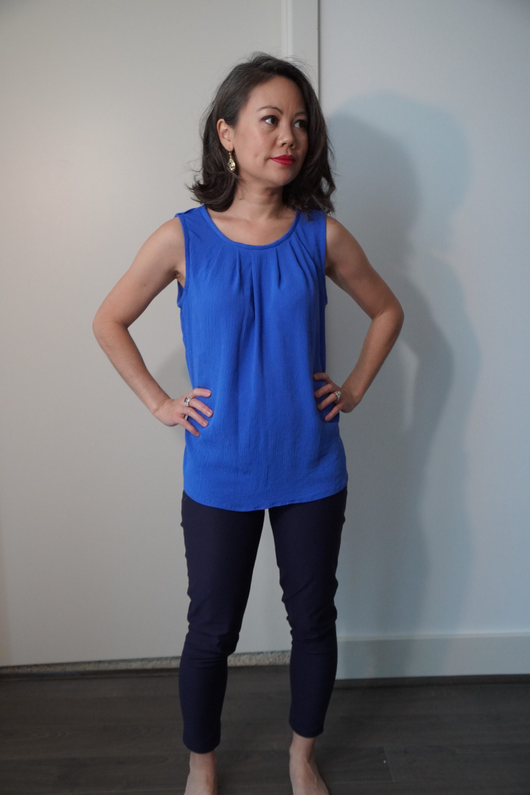 Pleated Front Tank Top- Kwik Sew K3691