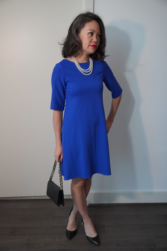 Simplicity 8557- Another Blue Dress