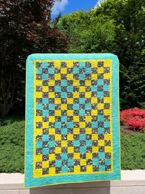 Fabric Cafe Nine Patch Quilt